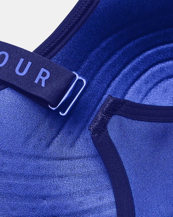 Soutien-gorge de sport UA Infinity Mid Covered pour femmes, Blue, pdpMainDesktop image number 9